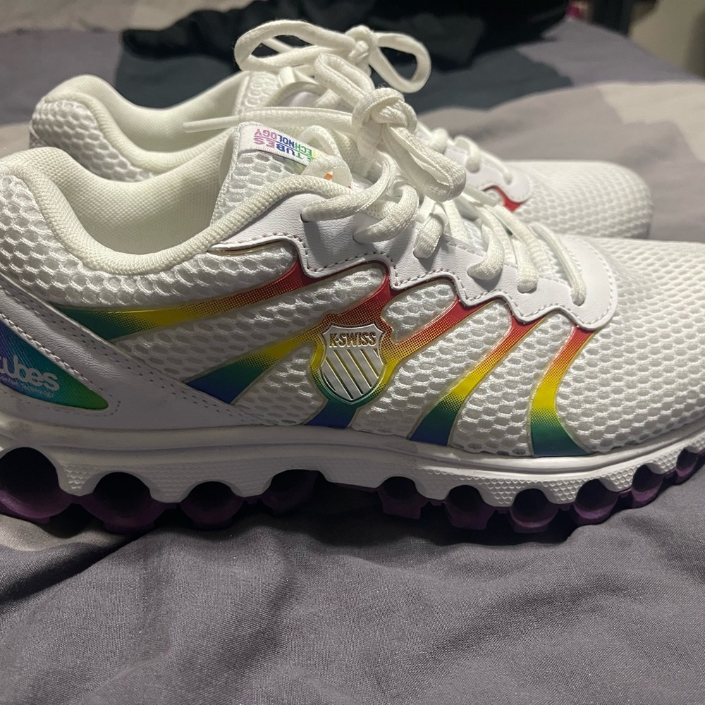 Womens kswiss rainbow sneakers tennis shoes